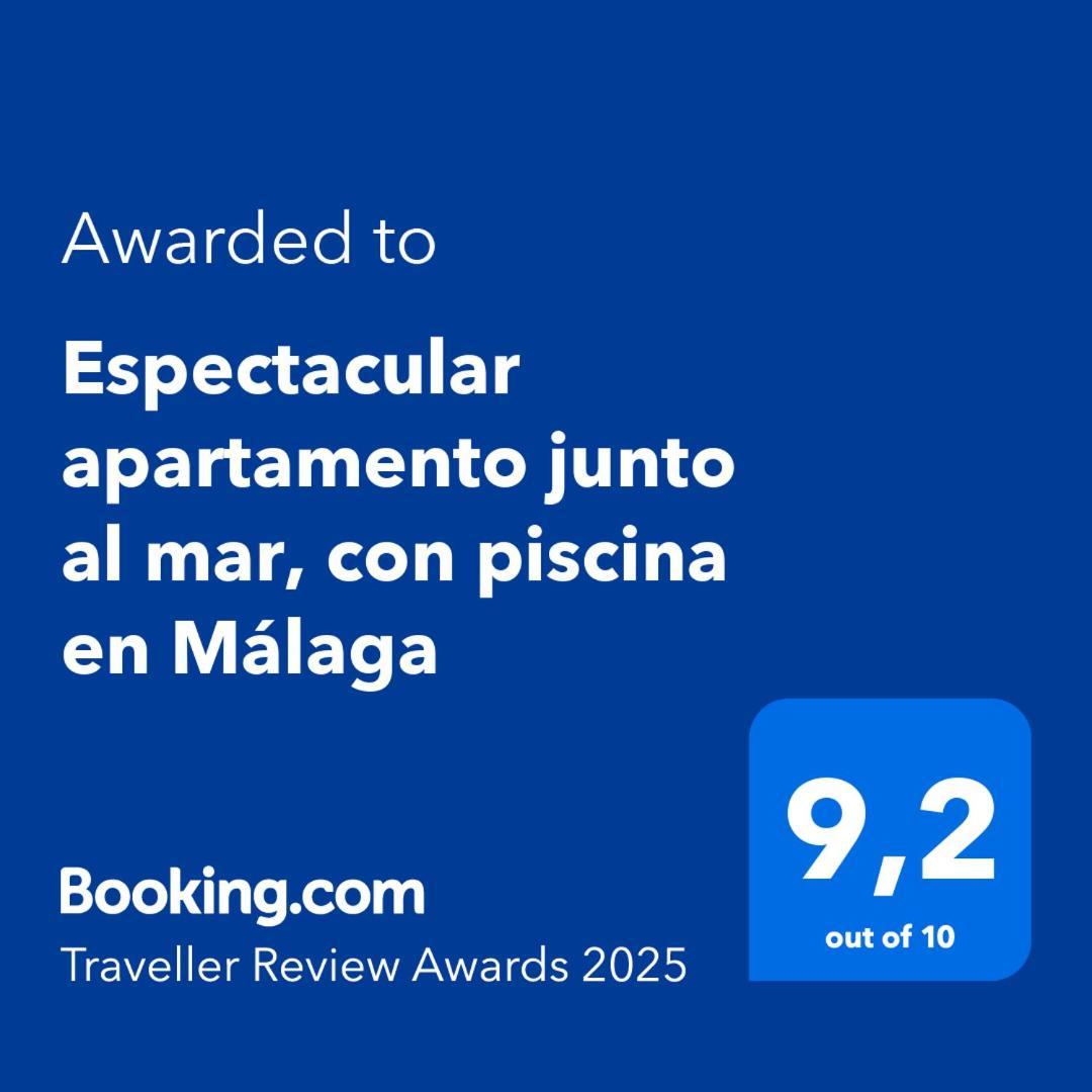 Espectacular Apartamento Junto Al Mar, Con Piscina En Малага Экстерьер фото